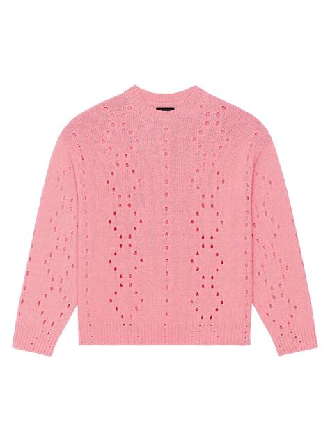 givenchy flamingo mohair sweater|Oversized sweater in wool .